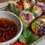 Fresh vegetable spring rolls - featured image