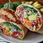fresh veggie wrap - featured image