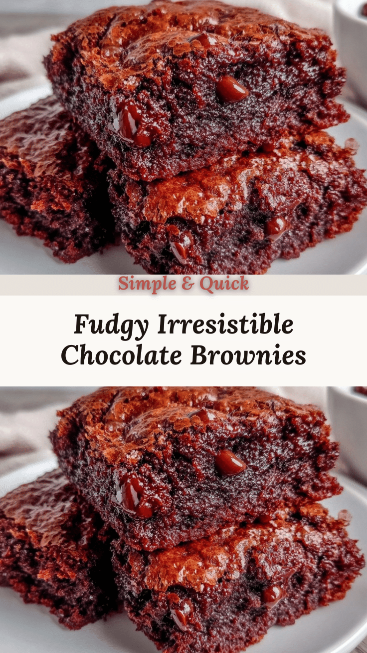 fudgy chocolate brownies recipe