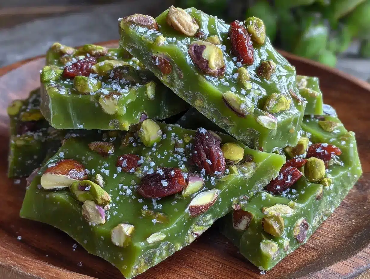 green candy bark preparation steps
