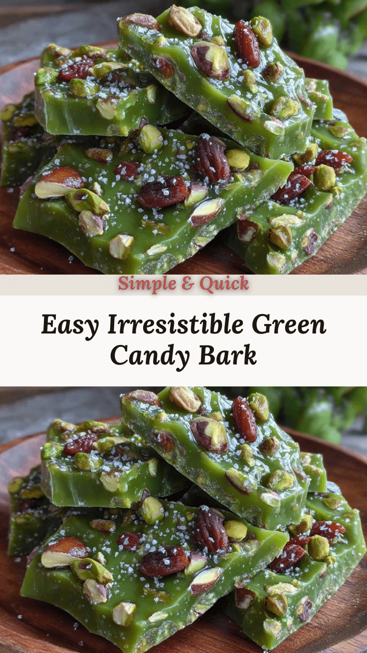 green candy bark recipe