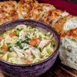 homemade chicken noodle soup - featured image