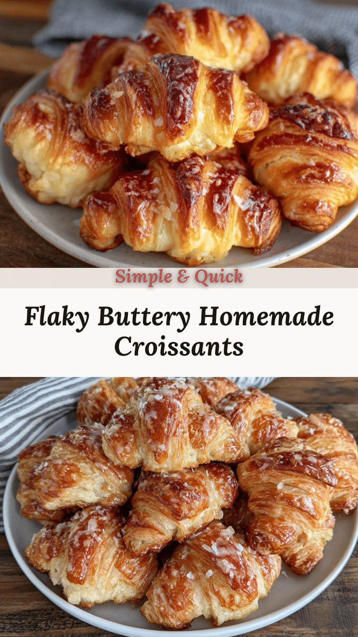 homemade croissants recipe