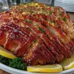 lemon glazed Easter ham - featured image