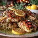 lemon herb grilled chicken - featured image