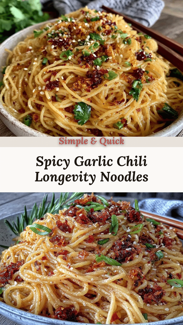 longevity noodles recipe