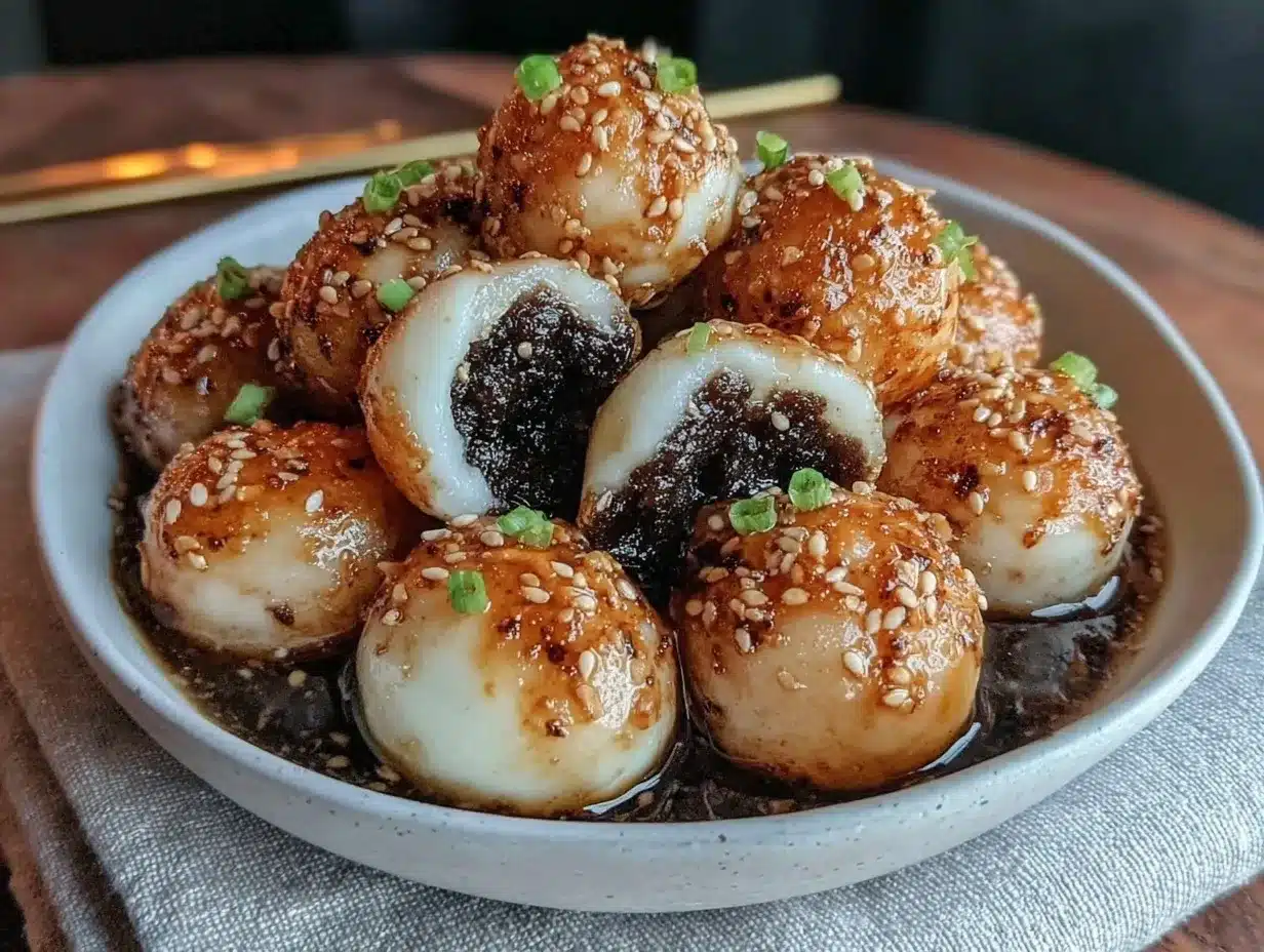 lucky sesame tangyuan preparation steps