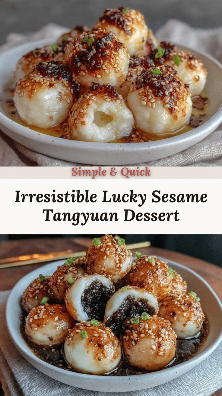 lucky sesame tangyuan recipe