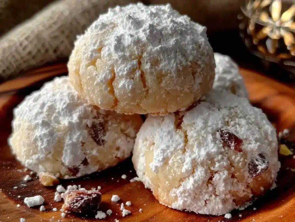 meltingly soft snowball cookies recipe - featured image