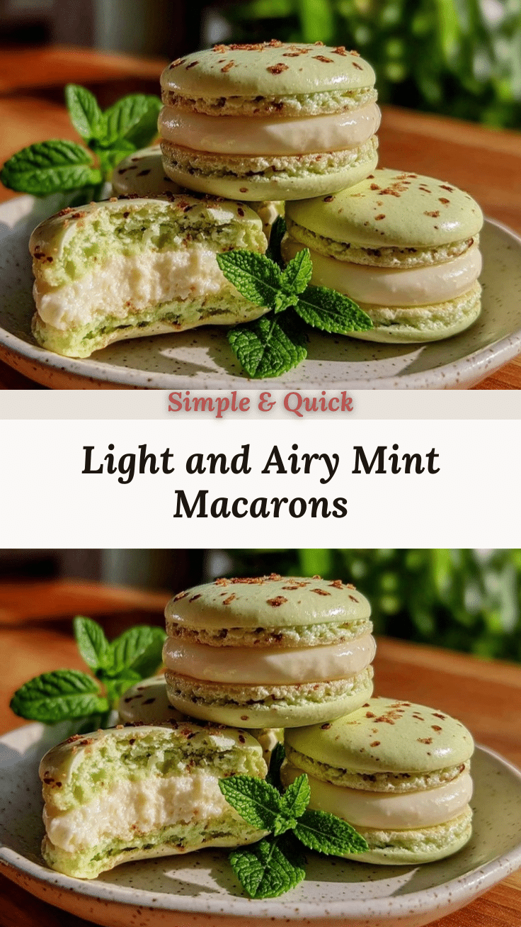 mint macarons recipe recipe