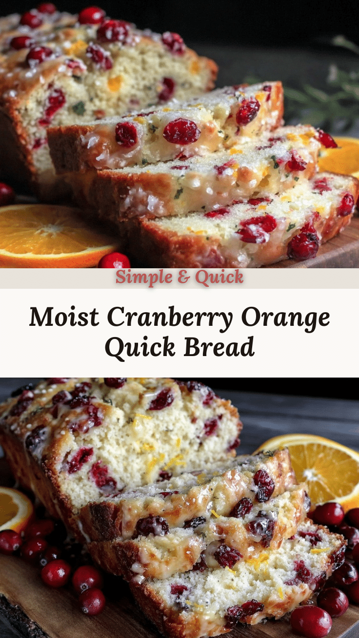 moist cranberry orange bread recipe
