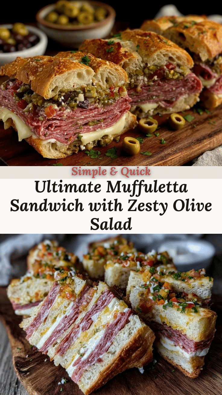 Muffuletta sandwich recipe