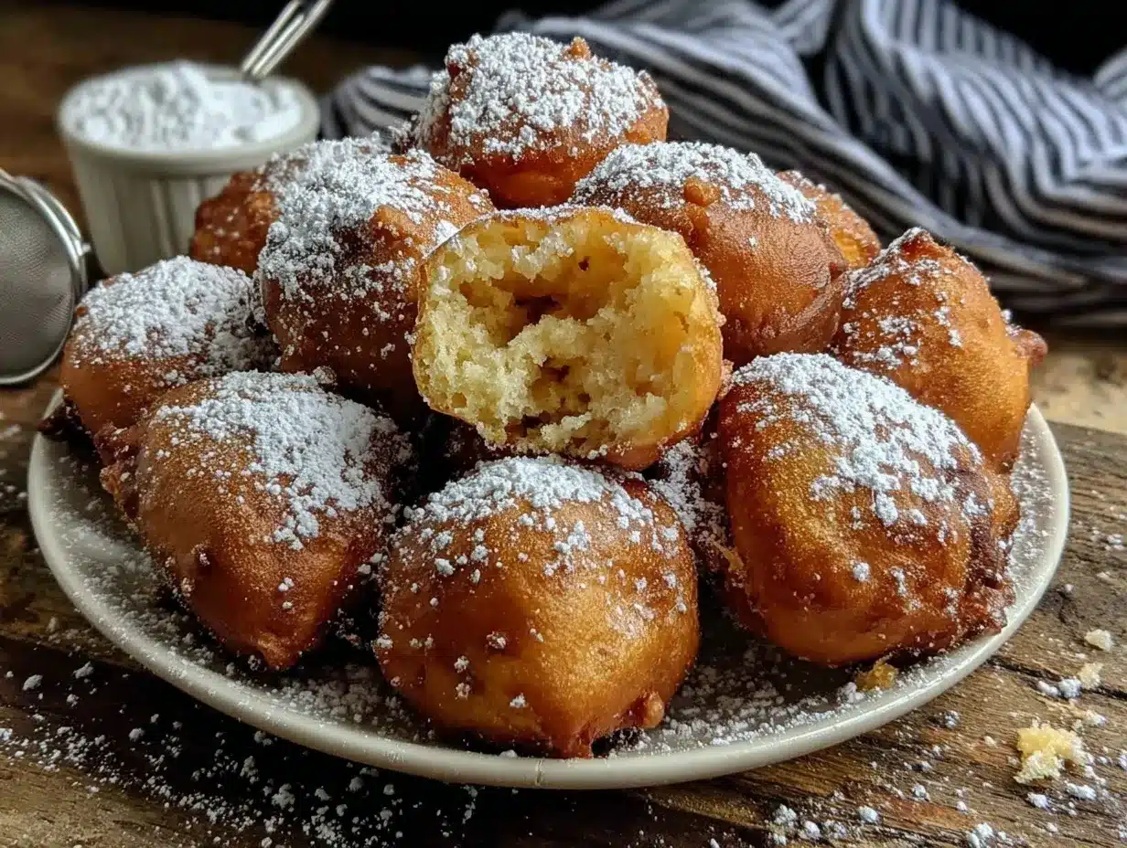 New Orleans beignets preparation steps