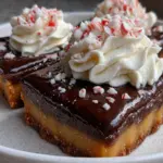 peppermint chocolate tart - featured image