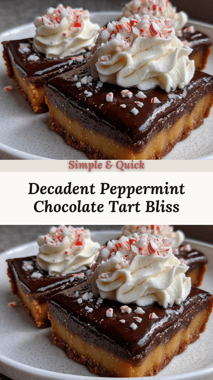 peppermint chocolate tart recipe
