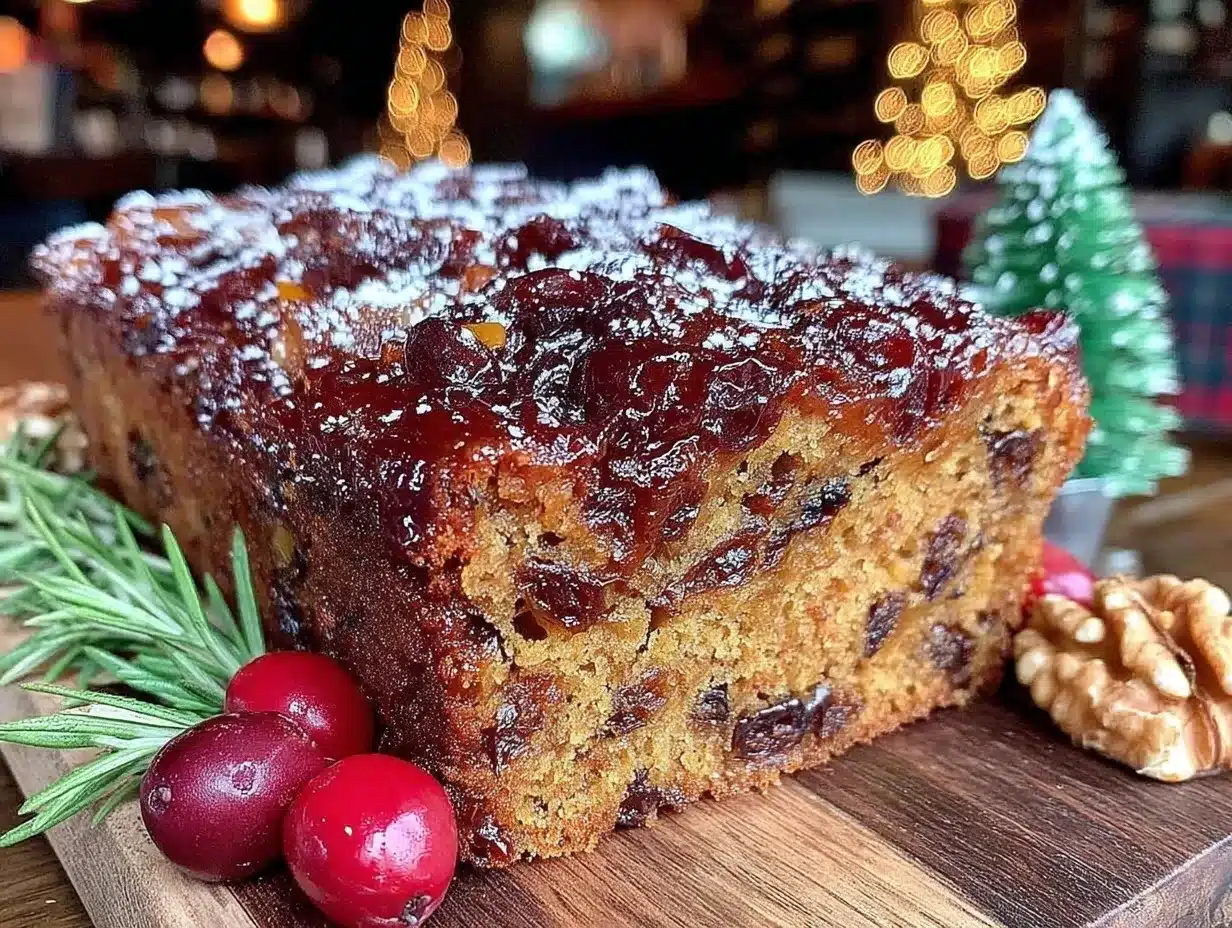 perfect Christmas fruit cake preparation steps