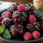 raspberry truffles recipe - featured image