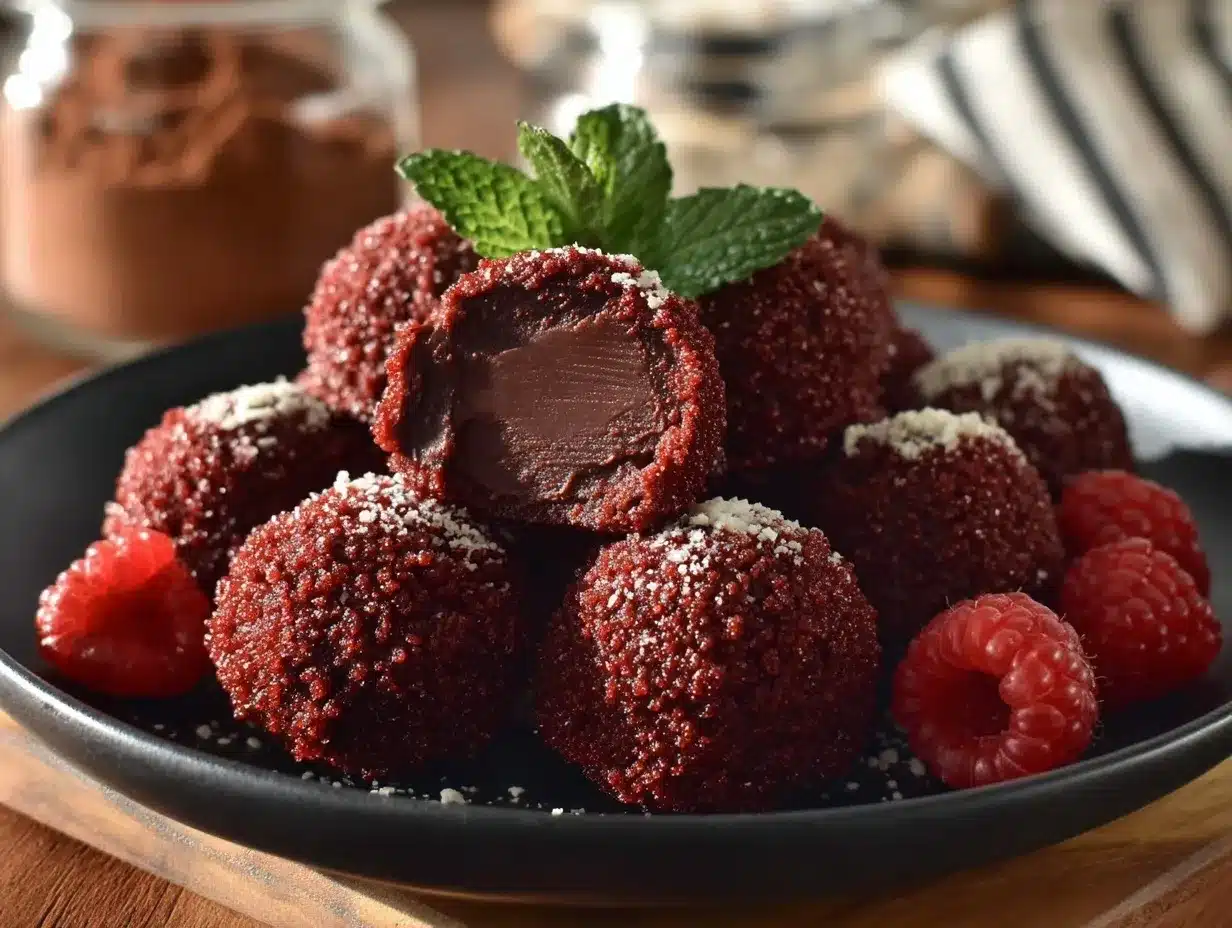 raspberry truffles recipe preparation steps