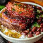 red beans and rice with smoked ham hock - featured image