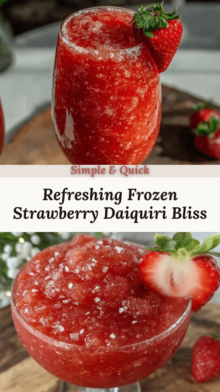 refreshing strawberry daiquiri recipe recipe