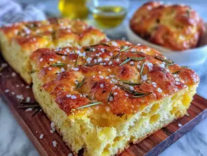 rosemary focaccia bread - featured image