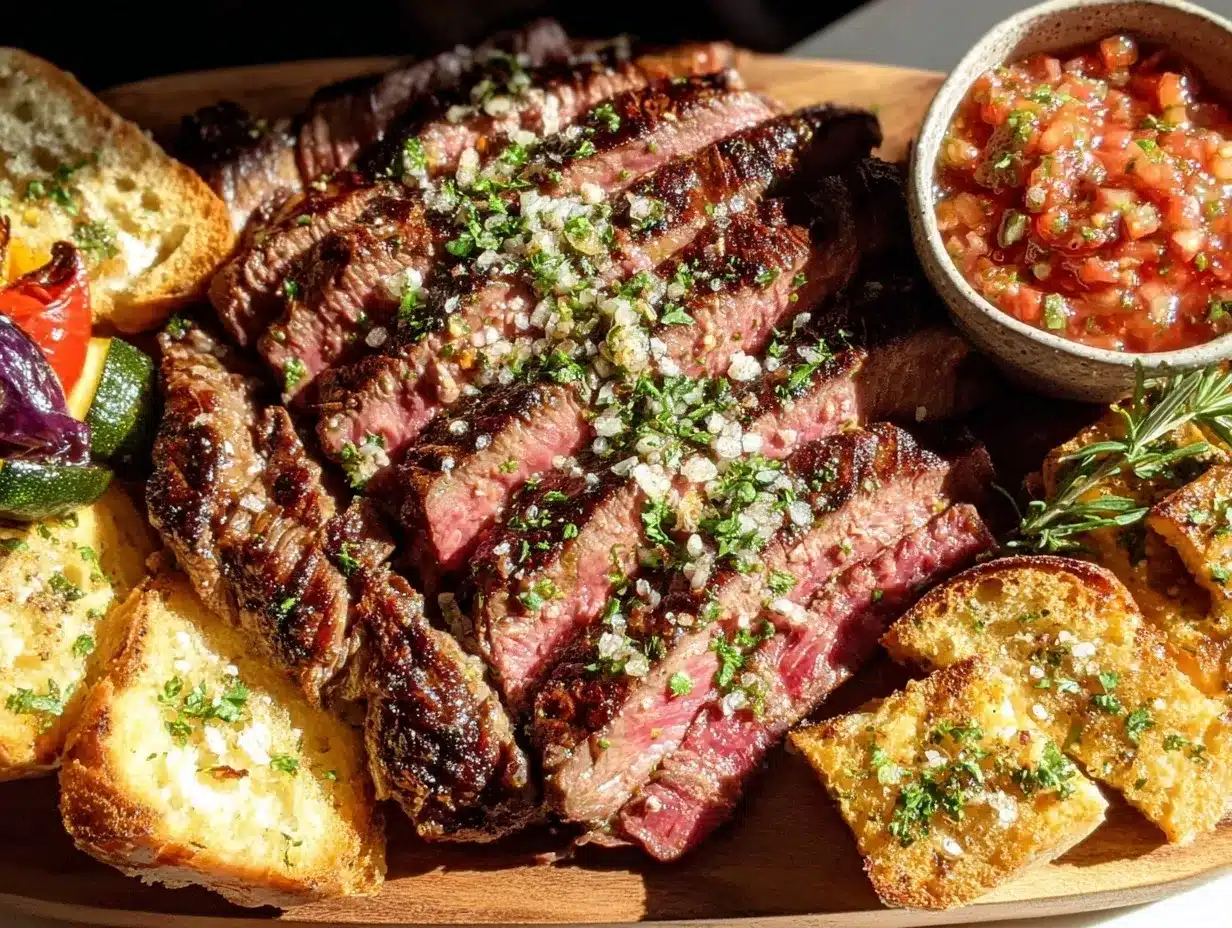 Santa Maria tri-tip steak preparation steps