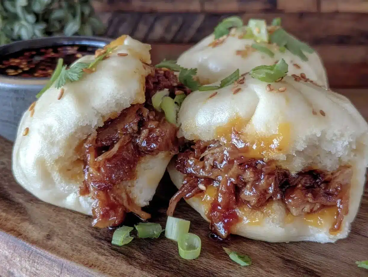 savory BBQ pork buns preparation steps