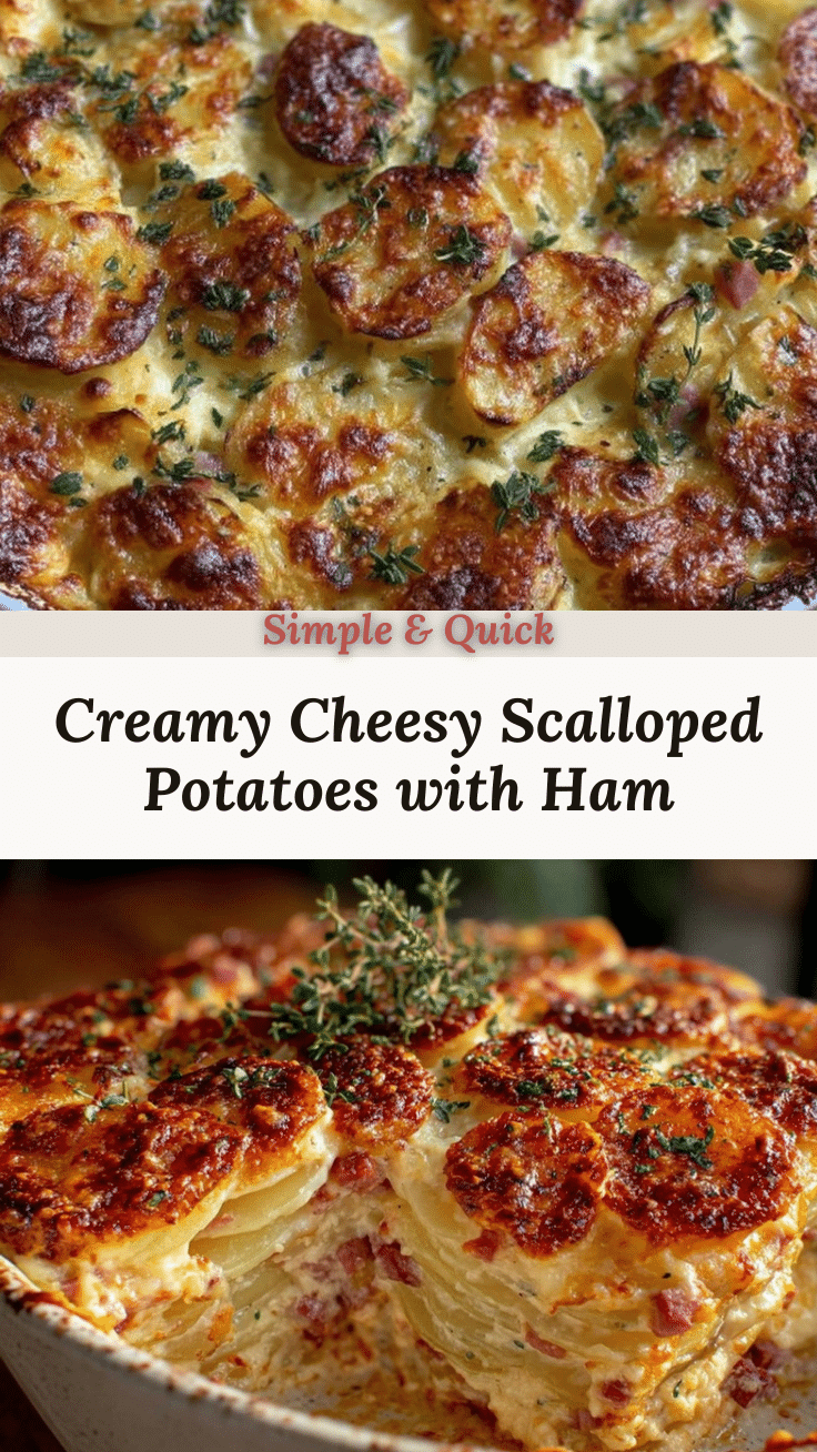 scalloped potatoes with ham recipe