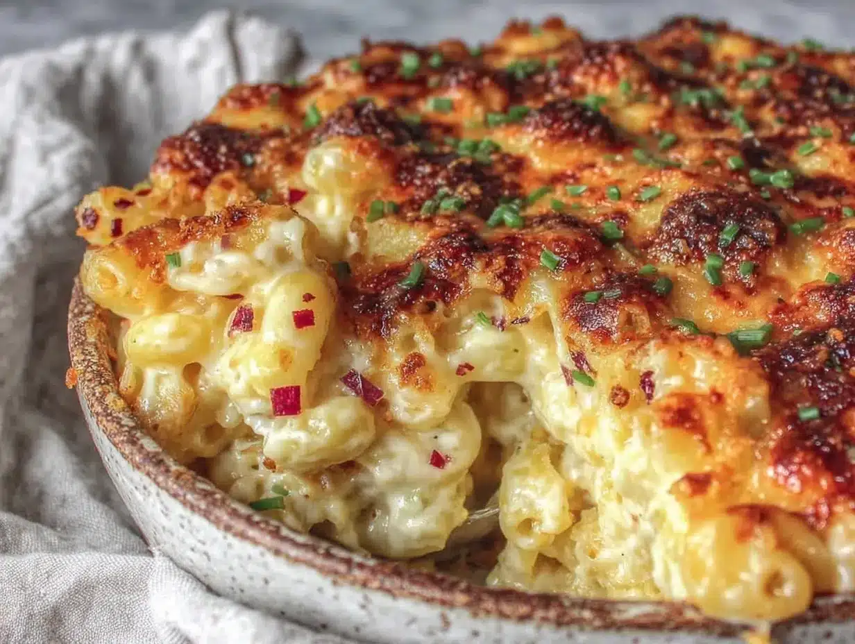 smoked mac and cheese preparation steps