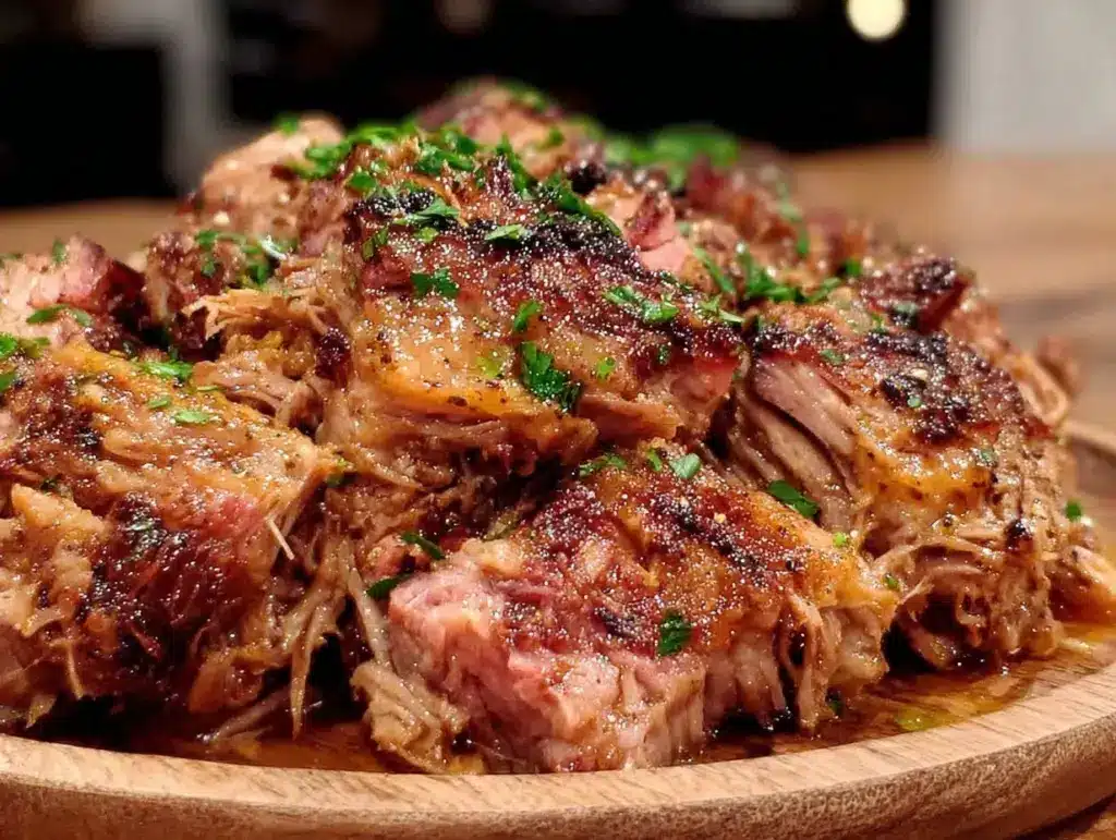 smoked pulled pork shoulder - featured image