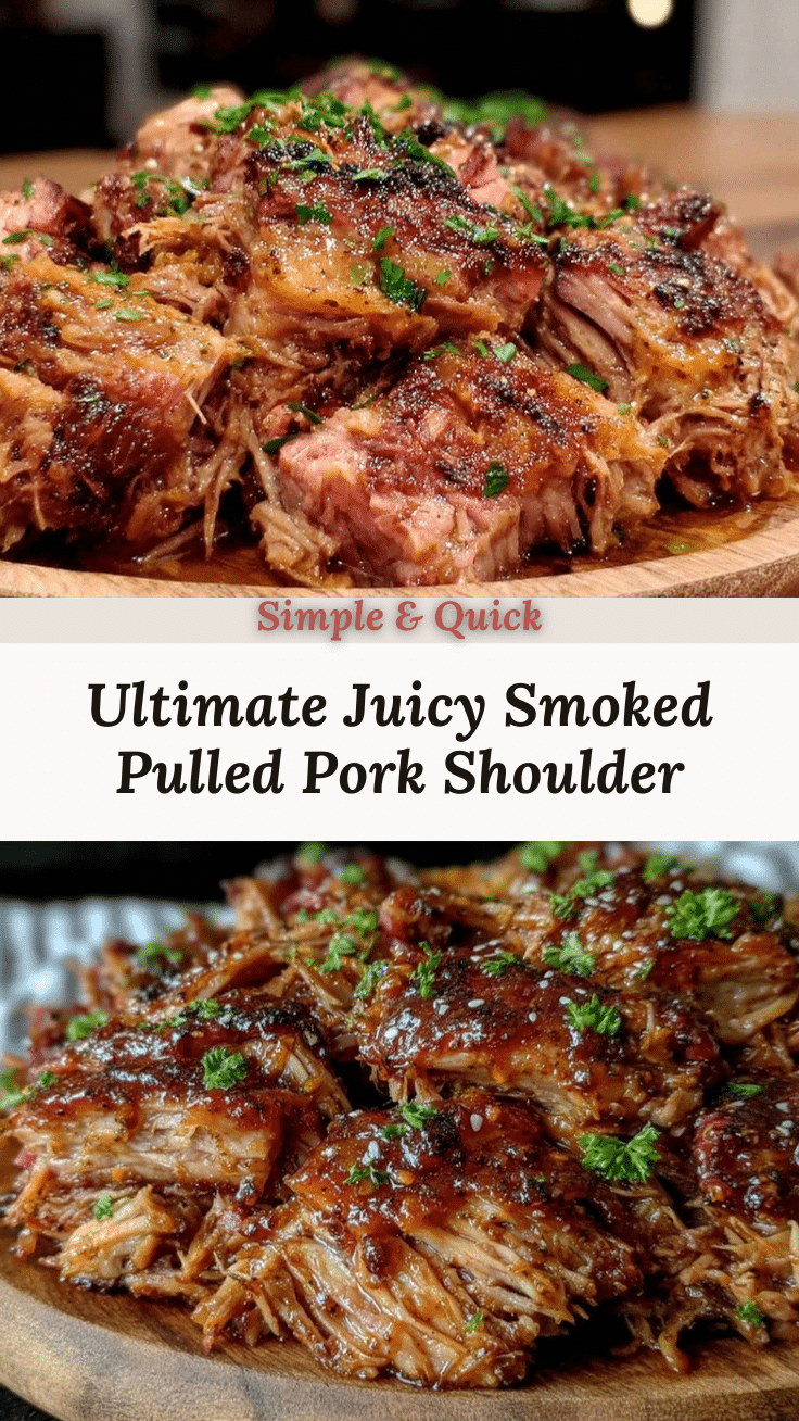 smoked pulled pork shoulder recipe