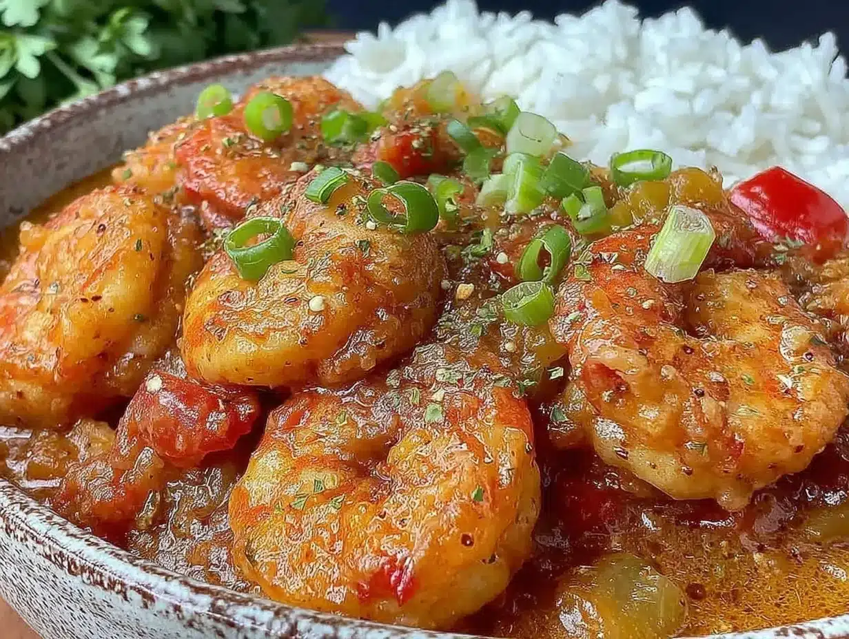 spicy crawfish étouffée preparation steps