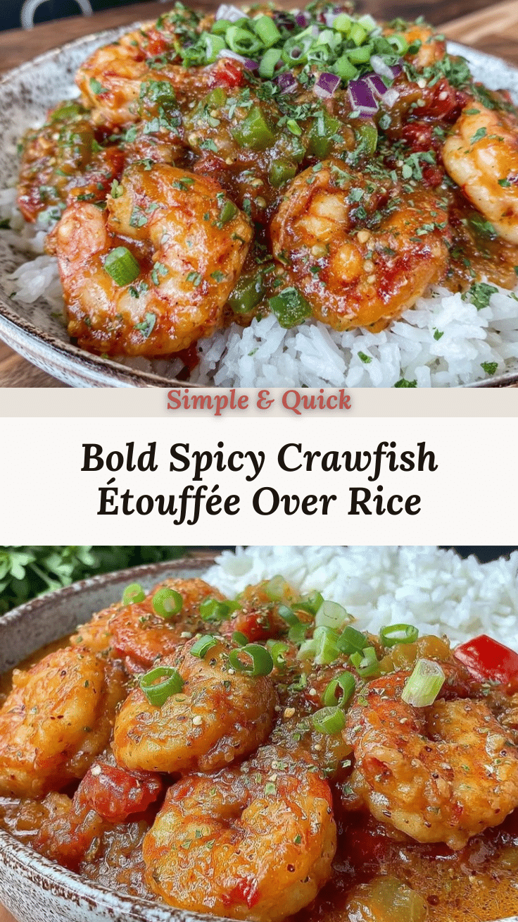 spicy crawfish étouffée recipe