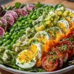 springtime layered salad - featured image