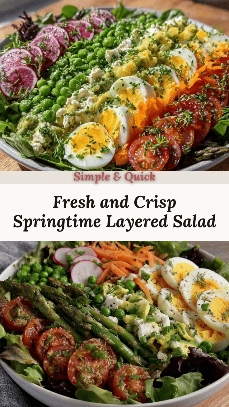 springtime layered salad recipe