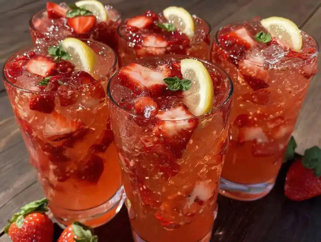 strawberry basil lemonade - featured image