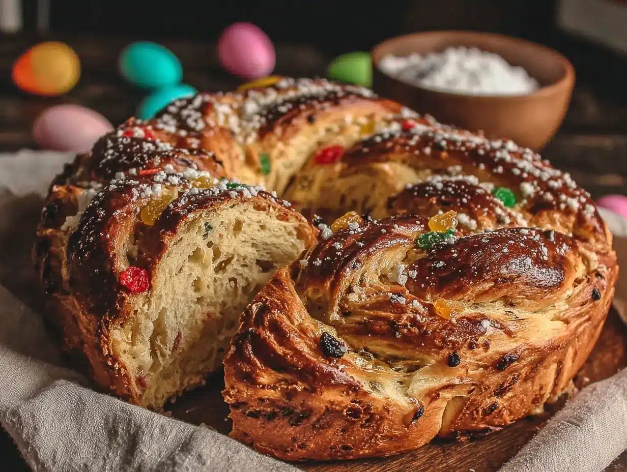 Tender Easter Bread preparation steps