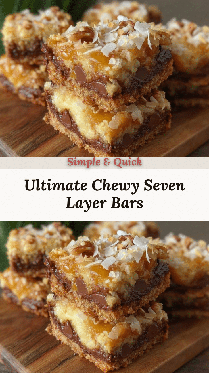 ultimate chewy seven layer bars recipe recipe