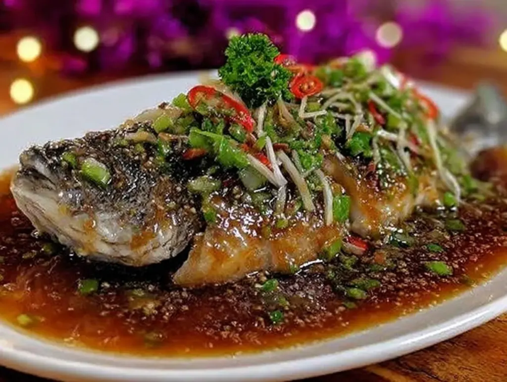 whole steamed fish - featured image