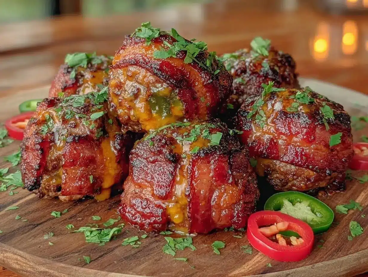 bacon-wrapped jalapeño meatballs preparation steps