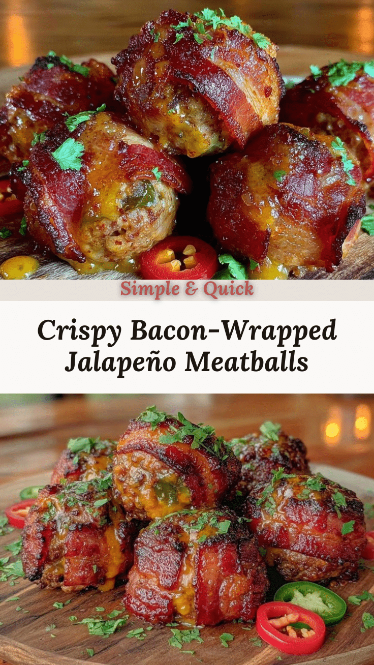 bacon-wrapped jalapeño meatballs recipe