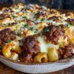 baked ziti with italian sausage - featured image