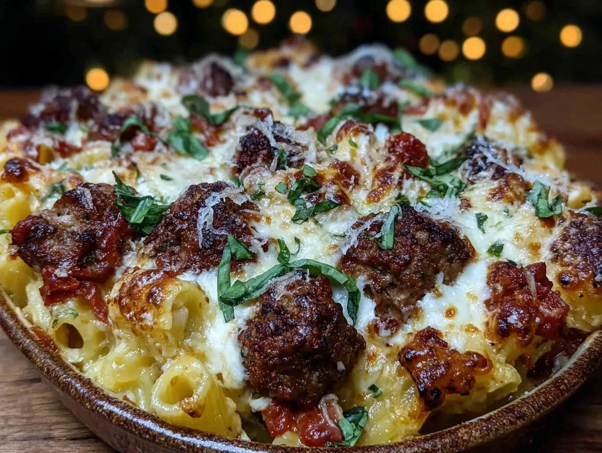 baked ziti with italian sausage preparation steps