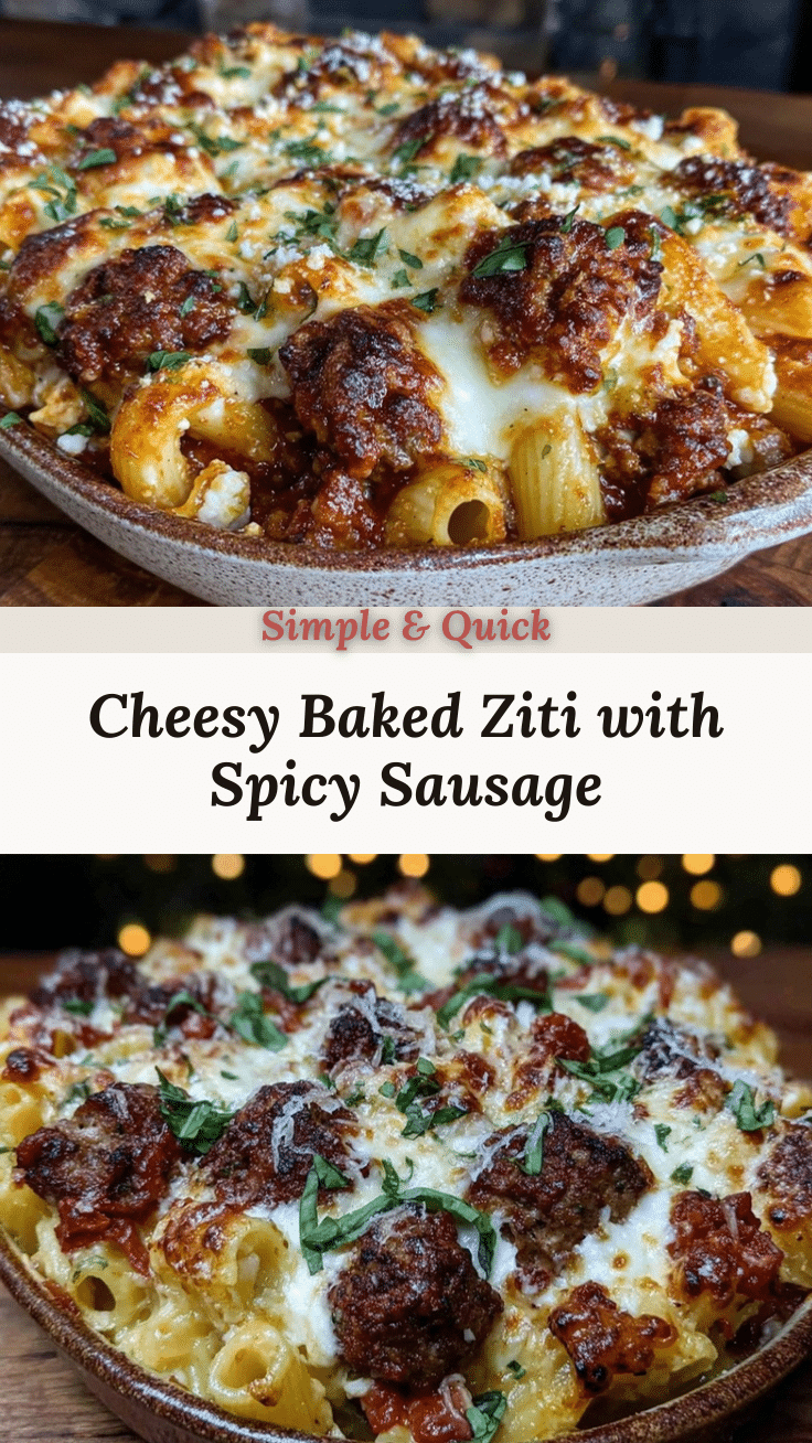 baked ziti with italian sausage recipe