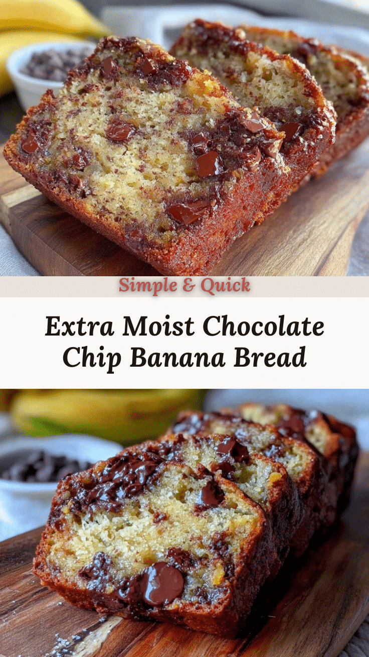 banana bread with chocolate chips recipe