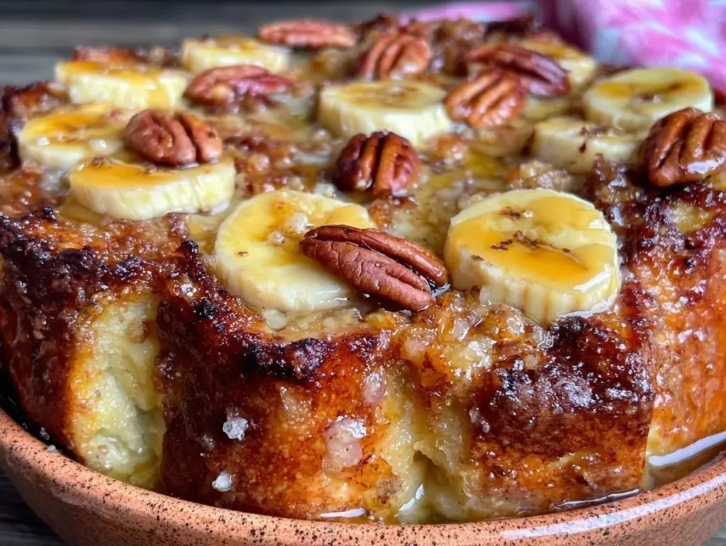 Bananas Foster bread pudding - featured image