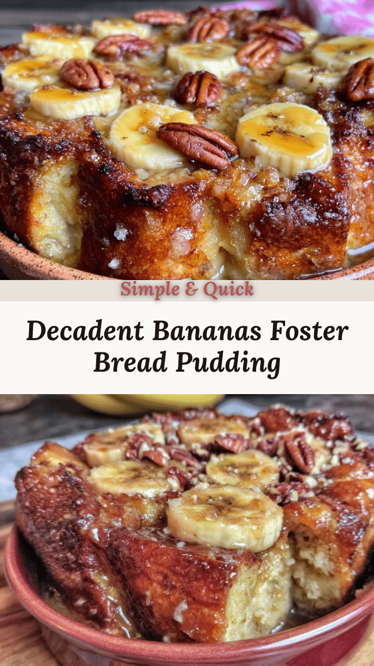 Bananas Foster bread pudding recipe