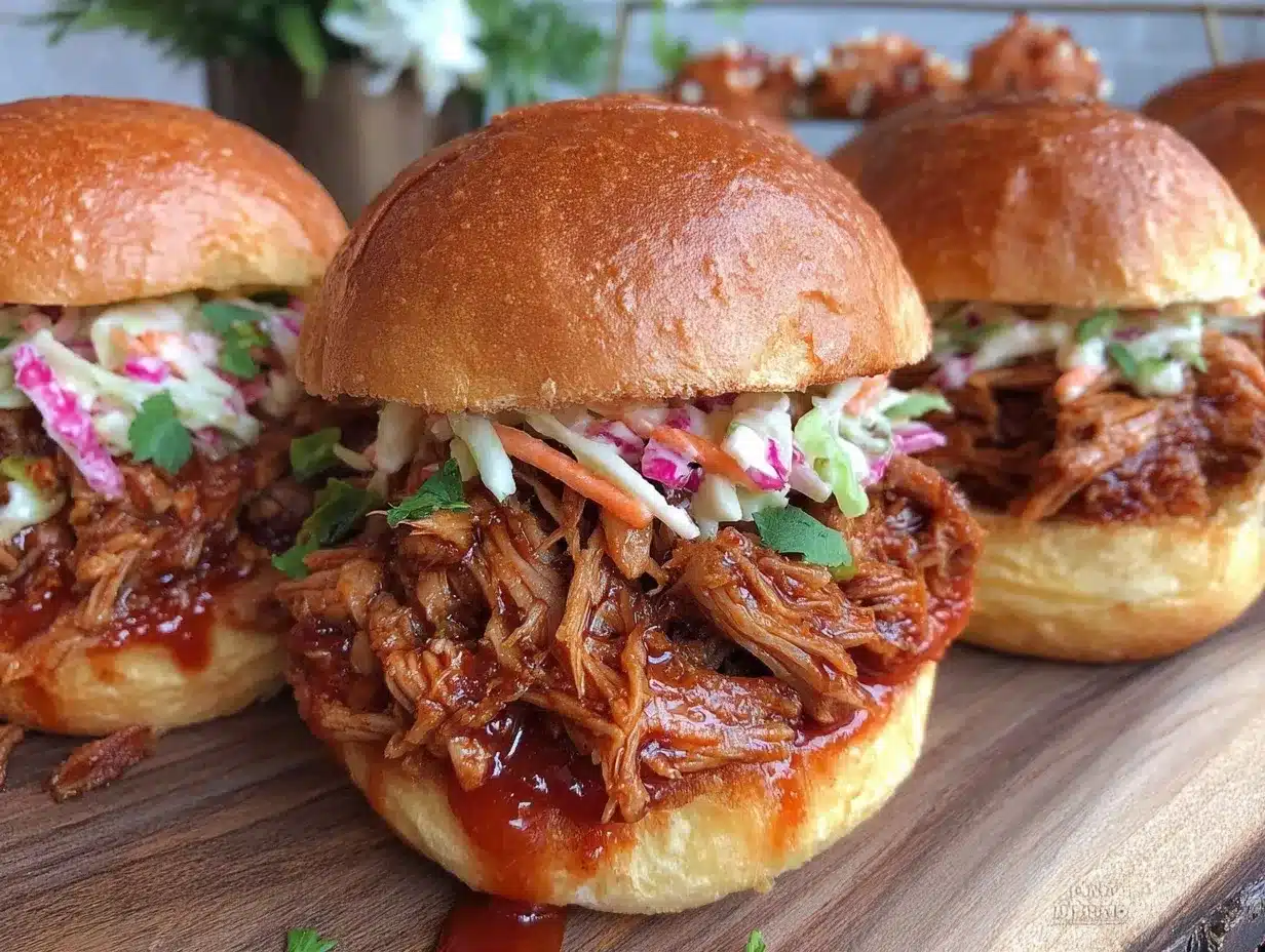 bbq pulled pork sliders preparation steps