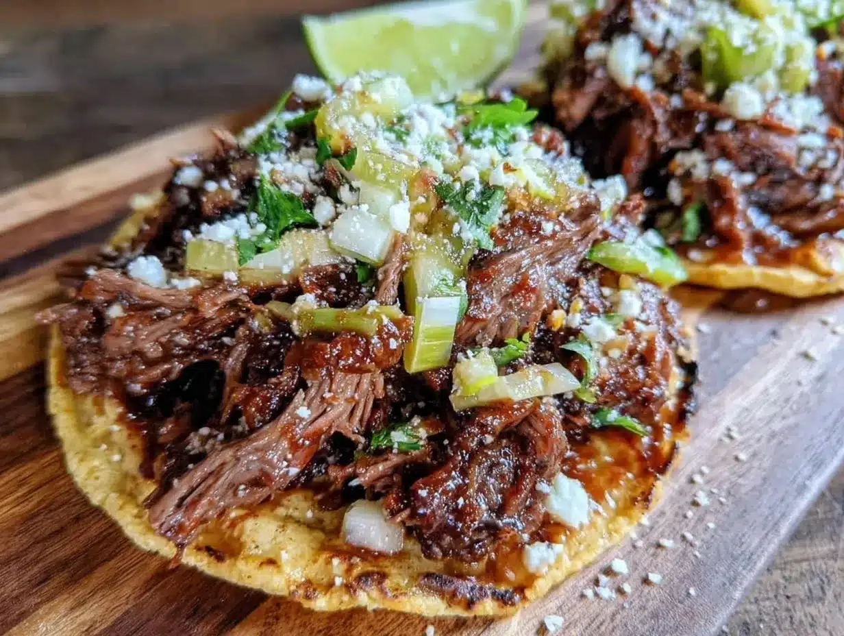 beef barbacoa tacos slow cooker preparation steps
