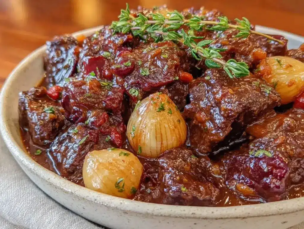 beef bourguignon recipe - featured image